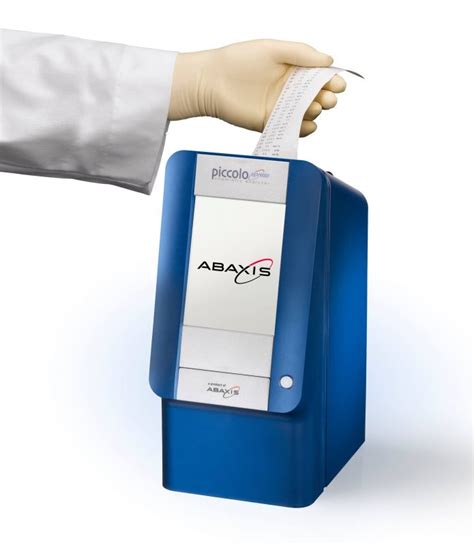 quality control are used for laboratory piccolo analyzer